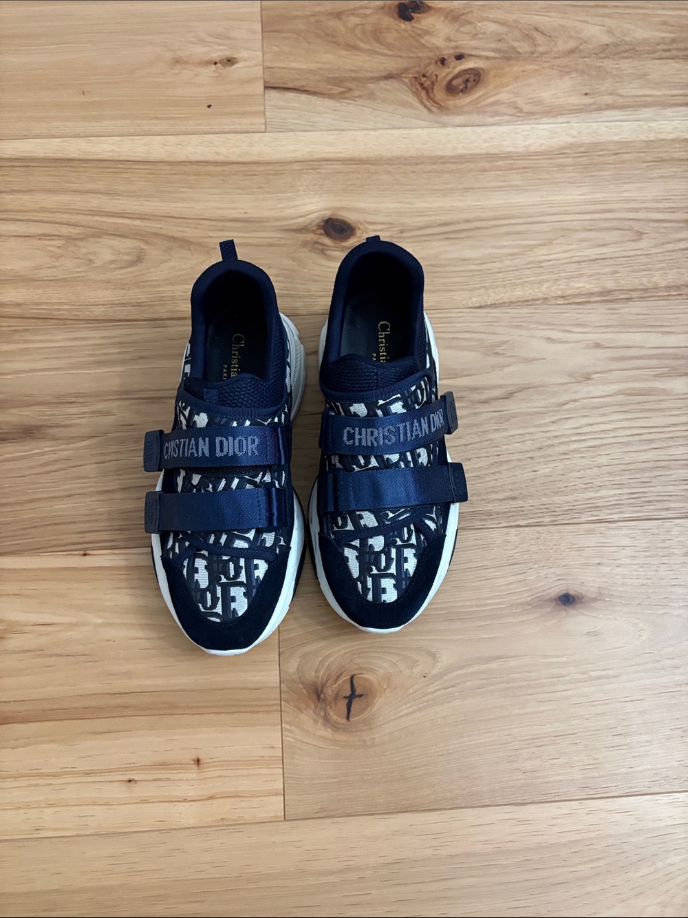 Women) Dior D-Wander Sneaker 'Dior Oblique - Deep Blue